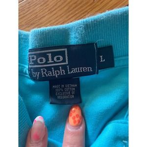 Mens Light blue polo shirt